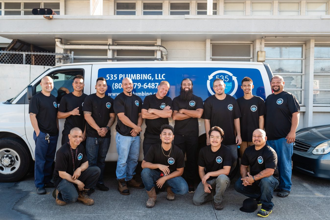 the crew of 535 Plumbing